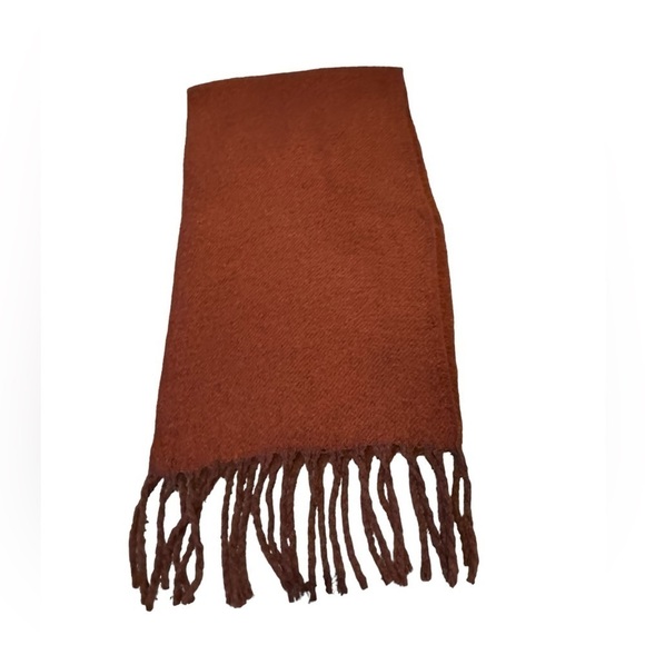 Urban Outfitters Deep Red Fringe Unisex One Size - Picture 8 of 13